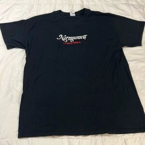 Black Narragansett Beer Jaws t shirt
